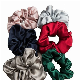 Silk Solid Color Hair Scrunchies Hair Tie