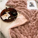  High Quality Warm Faux Rabbit Fur Blanket Luxury Throw Blanket Ruched Faux Fur Mink Bed Blankets
