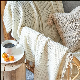  Jaje Wholesale Custom King and Queen Size Wearable Weighted Picnic Towel Cotton 100% Acrylic Checker Baby and Adult Knitted Bed Blanket for Winter and Summer