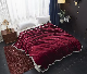  100% Polyester Mink Soft Fluffy Tress Design Luxury Flannel Fleece Blanket