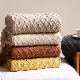  Crochet Chunky Knitted Braided Sensory Autism Weighted Blanket for Winter