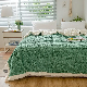  Winter Warm Fuzzy Faux Fur Knitted Double Used Sherpa Fleece Blankets for Bed and Sofa