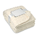  Luxury Cable Knitted Blanket in Acrylic with Sherpa Lining
