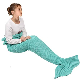Knitted Tail Woolen Blanket Sofa Cover Blanket