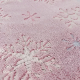  Colorful Snowflake Printed Glow in The Dark Flannel Fleece Blanket