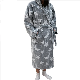  Bathrobe Soft Cutting Star Design Coral Fleece Robe Pajamas Autumn and Winter Unisex Soft Bathrobe Wholesale Bathrobe