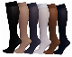  Women′s Formal Opaque Solid Knee High Trouser Socks, Silky Soft Thin Material, Nylon Vs Polyester Options