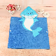 Custom Design Printed Terry Microfiber Swimming Towel Robe Hooded Cape