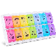  Factory Price Weekly Pill Organizer Pharmaceutical Packaging Tablet Box 2 Times a Day for Medical Products