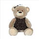 Wholesale Weighted Microwavable Heated Warmer Bow Knot Tan Teddy Bear Plush Toys with Skirts manufacturer