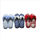  Knitted Fabric Upper Woman Fashion TPR Outsole Open Toe Indoor Slipper with Bow Knot