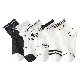 Summer Cotton Absorb-Sweat No Smell Black and White Sports