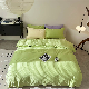  Hot Selling Frosted Washable Luxury Four Piece Set Bed Sheet