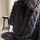  Polyester Fake Rabbit Fur Blanket Cutting of Bed Sheets Hometextile Pet Throw