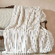Faux Fur Stripe Mink Blanket of Bedding Set Prayer Mat Throw