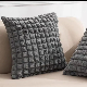 Polyester Fluffy Clipping and Carving Fake Fur Cover Cushion of Pillow Case