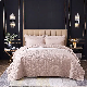  Ultrasonic Embossing Home Use Wholesale King Size Chinese Sets Competitive Price Baby and Adult Luxury Fabric Cotton Summer or Winter Quilted Bedding Bedspread