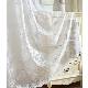  High Quality Country Style Decorative Bedroom Kitchen Short Length Floral Lace Sheer Curtains