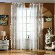  Irregular Rod Pocket Window Voile Drapes Curtain for Living Room Bedroom Wedding