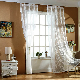  Wholesale Ivory Elegant Scalloped Edges Safety Light White Modern Home Bedroom Window Door Blackout Luxury Tulle Lace Design Curtain for The Living Room
