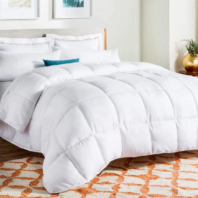 Home Hotel 90"*90" White Down Comforter/Cotton Quilt/Cotton Duvet