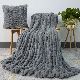  Softness Polyester/Spandex Luxury Fake Rabbit Fur Blankets of Bedding Set Throw