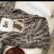Polyester/Spandex Blanket of Mink Fake Rabbit Fur Prayer Mat Throw Bedding
