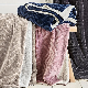 Polyester 2ply Super Warm Throw Blanket Chevron Fleece Throw for Bed