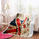  Cheap Promotional Items 100% Polyester Custom Designed Coral Fleece Blankets Double Layer Soft Flannel Fleece Blanket Throw