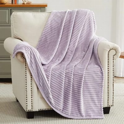 Fleece Throw Blanket 50" X 60", 280GSM Terracotta Throws