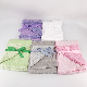 Mink DOT Embroidered Baby Bed Blanket Seersucker Plain Newborn Receiving Blanket