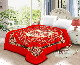  Truelove Red Wedding Festival Faux Fur Korean Mink Blankets Super Soft Print Embossed Mink Plush Embossed Quilt Blanket Winter Warm Lavish Blankets
