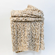  High Quality Outdoor Super Warm Camel Sofa Comfortableable Gentle Cycle Cashmere Soft Decorative Classic Chunky Cozy Cable Knitted Textured Chenille Blanket