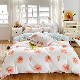  Amazon Hot Sale Fashion Cartoon Printed Bedding Cotton Duvet Cover 4PCS Kids Bedding Sets with Button Closure
