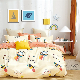  Cartoons Printed Bed Duvet Cover Set 4 Pieces Bedding Sets