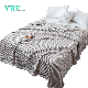 Factory Hotel Cotton Blanket Waffle Weave Breathable Darkkhaki Queen