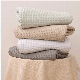  Premium Quality Customised 100 % Cotton Waffle Weave Blanket Home Textile Throw