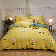  Yellow Daisy Fresh Style Bedding Set, 4 Piece Duvet & Pillows & Flat Sheet
