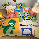 Baby Milk Velvet Warm Four-Piece Cartoon Bass Lightyear Bedding Flannel