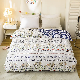  Children Baby Blue and White Stripe Navy Rabbit Bedding Four Piece Set 100% Cotton Bedding Set