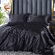  Pure Color Baby Bed Sheet Satin Bedding