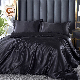 Pure Color Baby Bed Sheet Satin Bedding