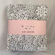 New Design DOT Soft Fluffy Polyester Feather Yarn Chunky Knit Throw Blanket