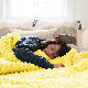 2022 New Arrivals Organic Cotton Handmade Chunky Knitted Weighted Blanket