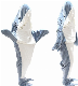 Cartoon Shark Sleeping Bag Pajamas Office Nap Blanket Karakal Shawl Shark Blanket