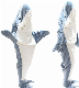 Cartoon Shark Sleeping Bag Pajamas Office Nap Blanket Karakal Shawl Shark Blanket