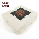  100%Polyester Solid Flannel Jacquard Throw Blanket