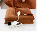  Rechargeable Coral Fleece Warm Electric Shawl Pad with 9gears Heat Blanket