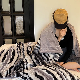  Fashion Light Luxury Magila Series Warm Rabbit Hair Nap Cover Blanket