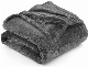  Bedding Fleece Blanket Microfiber Grey Bed Blanket Anti-Static Fuzzy Soft Blanket